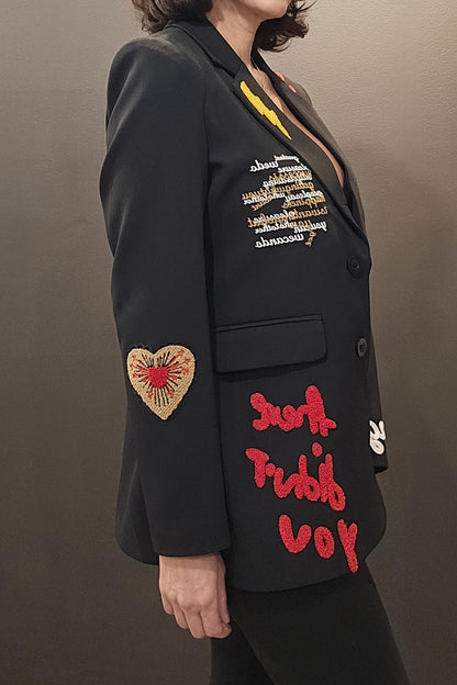 Mindy Patchwork Blazer